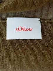 Vorschaubild 2 von Damen Schal Oliv Strukturmuster Casual 182x61 cm