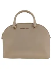 Vorschaubild 1 von Damen Henkeltasche Cynthia Satchel Beige Leder Elegant Handtasche