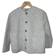 Vorschaubild 1 von Kinder Trachtenjacke Strickjacke Gr. 128 Weiß Traditionell