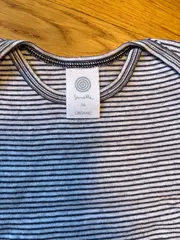 Vorschaubild 6 von Baby Body Kurzarm gestreift Gr. 68 Mehrfarbig Baumwolle