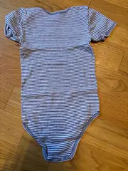 Vorschaubild 2 von Baby Body Kurzarm gestreift Gr. 68 Mehrfarbig Baumwolle