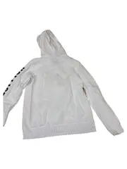 Vorschaubild 3 von Sweatjacke Hoodie Herren Gr. M Weiß Reißverschluss Logo