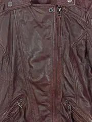 Vorschaubild 3 von Mauritius Lederjacke Damen Gr. 38/M Casual Braun Echtleder