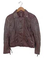 Vorschaubild 1 von Mauritius Lederjacke Damen Gr. 38/M Casual Braun Echtleder