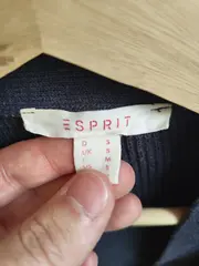 Vorschaubild 4 von Strickjacke Damen Gr. 36 S Grau Rippstrick Baumwolle Langarm