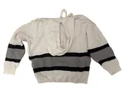 Vorschaubild 3 von Originals Hoodie Kapuzenpullover Damen Gr. 36 S Weiß Gestreift