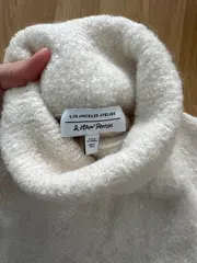 Vorschaubild 3 von Damen Rollkragen Pullover XS Weiß Alpaka