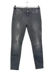 Vorschaubild 1 von Damen Jeans Skinny Fit W29/38 Grau Casual High Waist