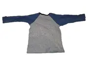 Vorschaubild 3 von Langarmshirt Kinder Gr. 92 Grau Blau Raglan Longsleeve