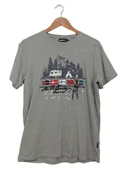 Vorschaubild 1 von Herren T-Shirt Grau L Outdoor Camping Motiv