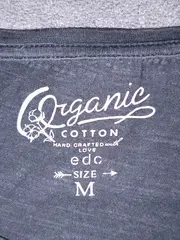 Vorschaubild 3 von Damen T-Shirt Gr. M Blau Basic Organic Cotton Kurzarm