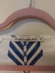 Vorschaubild 3 von Damen Freizeitkleid 40;L Weiß Leinen Bohemian Stickerei