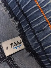 Vorschaubild 2 von Kinder Jeans Cargo Jogger Hose Gr. 158 Blau Elastikbund