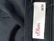 Vorschaubild 3 von Damen Stoffhose Schwarz Gr. 36 Lyocell Viskose Casual