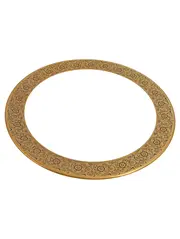 Vorschaubild 1 von Kuchenteller Porzellan Goldrand Florales Muster 20 cm