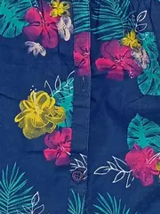Vorschaubild 2 von Kinder Sommerkleid Mädchen Blumenmuster Casual Gr. 104-110 Mehrfarbig
