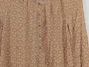 Vorschaubild 3 von Damen Bluse Blumenmuster 3/4 Arm Viskose Gr. 40 L Mehrfarbig