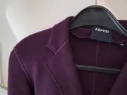 Vorschaubild 3 von Damen Blazer Wolle Lila Gr. 46;3XL Klassisch