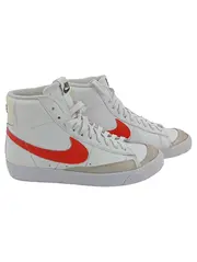 Vorschaubild 1 von Blazer Mid '77 Damen Sneaker High Weiß Orange Gr. 38,5 Leder