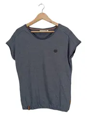 Vorschaubild 1 von Damen T-Shirt Grau Meliert Gr. 40/L Kurzarm