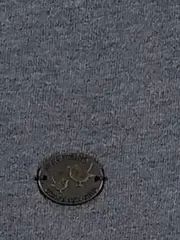 Vorschaubild 7 von Damen T-Shirt Grau Meliert Gr. 40/L Kurzarm