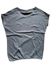 Vorschaubild 4 von Damen T-Shirt Grau Meliert Gr. 40/L Kurzarm