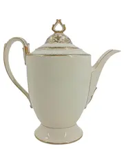 Vorschaubild 1 von Kaffeekanne Weiß Gold Klassisch Elegant 1500ml