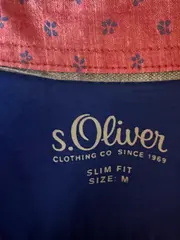 Vorschaubild 6 von Herren Freizeithemd Slim Fit M Mehrfarbig Florales Muster Baumwolle