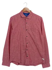 Vorschaubild 1 von Herren Freizeithemd Slim Fit M Mehrfarbig Florales Muster Baumwolle