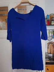 Vorschaubild 2 von Damen Freizeitkleid Blau Gr. 34/XS Casual
