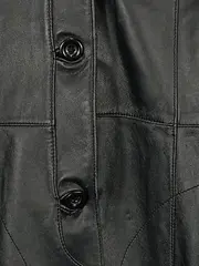 Vorschaubild 2 von TCM Damen Lederjacke Klassisch Uni Schwarz Gr. 40/L Echtleder