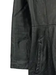 Vorschaubild 3 von TCM Damen Lederjacke Klassisch Uni Schwarz Gr. 40/L Echtleder