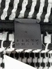 Vorschaubild 4 von Damen Langarmshirt 34/XS Schwarz Weiß Geometrisch Klassisch Casual