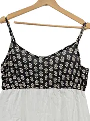 Vorschaubild 2 von Damen Sommerkleid Gr. 42/XL Weiß Bohemian Maxikleid