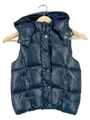 Vorschaubild 1 von Kinder Steppweste mit Kapuze Blau Gr. 116