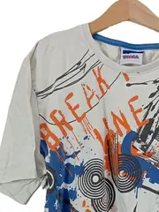 Vorschaubild 2 von T-Shirt Kinder Gr. 158/164 Grafik Print Streetwear Beige