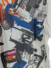 Vorschaubild 3 von T-Shirt Kinder Gr. 158/164 Grafik Print Streetwear Beige