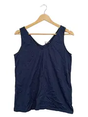 Vorschaubild 2 von Damen Top Tank Top Blau Gr. M Baumwolle Basic