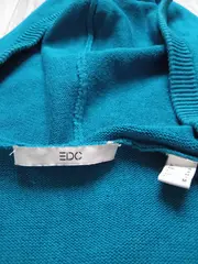 Vorschaubild 3 von Damen Strickjacke Kapuze Cardigan Petrol Gr. S/36