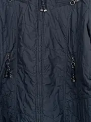 Vorschaubild 2 von Damen Steppjacke Blau Gr. 46 Klassisch Alltag Polyester