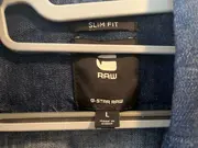 Vorschaubild 2 von Herren Freizeithemd Blau Gr. L Baumwolle Casual