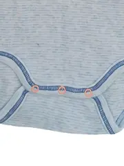 Vorschaubild 4 von Baby Body Kurzarm Blau Gr. 68 Baumwolle