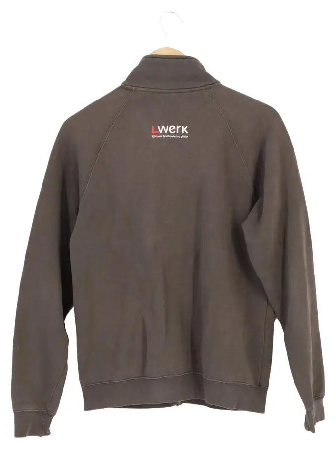 FRUIT OF THE LOOM Damen Sweatjacke Grau 36/S Logo-Print Casual