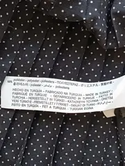 Vorschaubild 4 von Damen Blusenkleid Gr. 36/S Schwarz gepunktet Elegant Klassisch