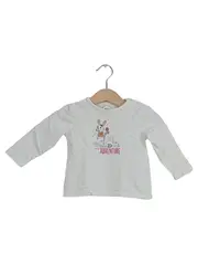 Vorschaubild 1 von Langarmshirt Mädchen Gr. 68 Weiß Hase Life is an Adventure