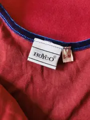 Vorschaubild 3 von Damen Cocktailkleid Samt Blau Gr. 38/M Trägerkleid Vintage Elegant