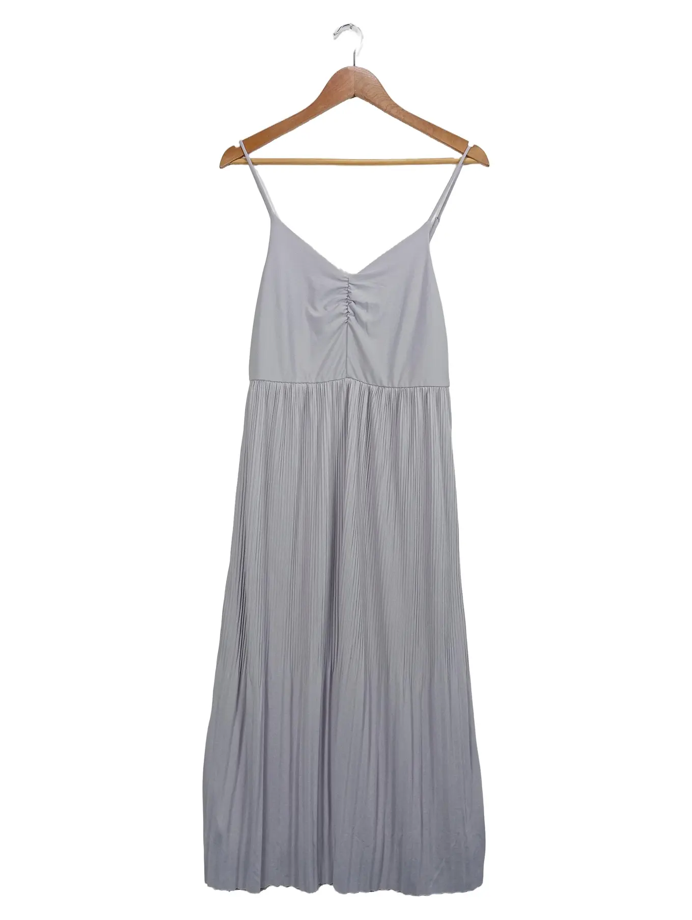 ABOUT YOU Damen Freizeitkleid Grau Gr. 42 XL Casual Maxikleid