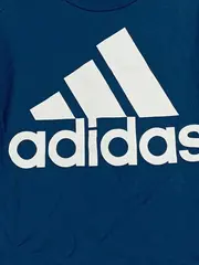 Vorschaubild 3 von Kinder T-Shirt Gr. 140 Blau Kurzarm Logo Print Sportlich