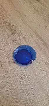 Vorschaubild 2 von Glas Untersetzer Teller Blau Rund 10 cm Modern
