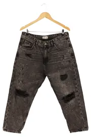 Vorschaubild 1 von Herren Jeans Wide Fit W32/48/M Schwarz Destroyed Casual